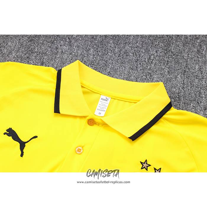 Conjunto Polo del Borussia Dortmund 2023-2024 Amarillo